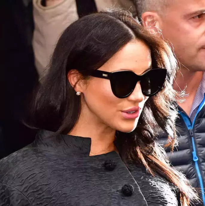Cat Eye Eyeglass Frames On Meghan Markle