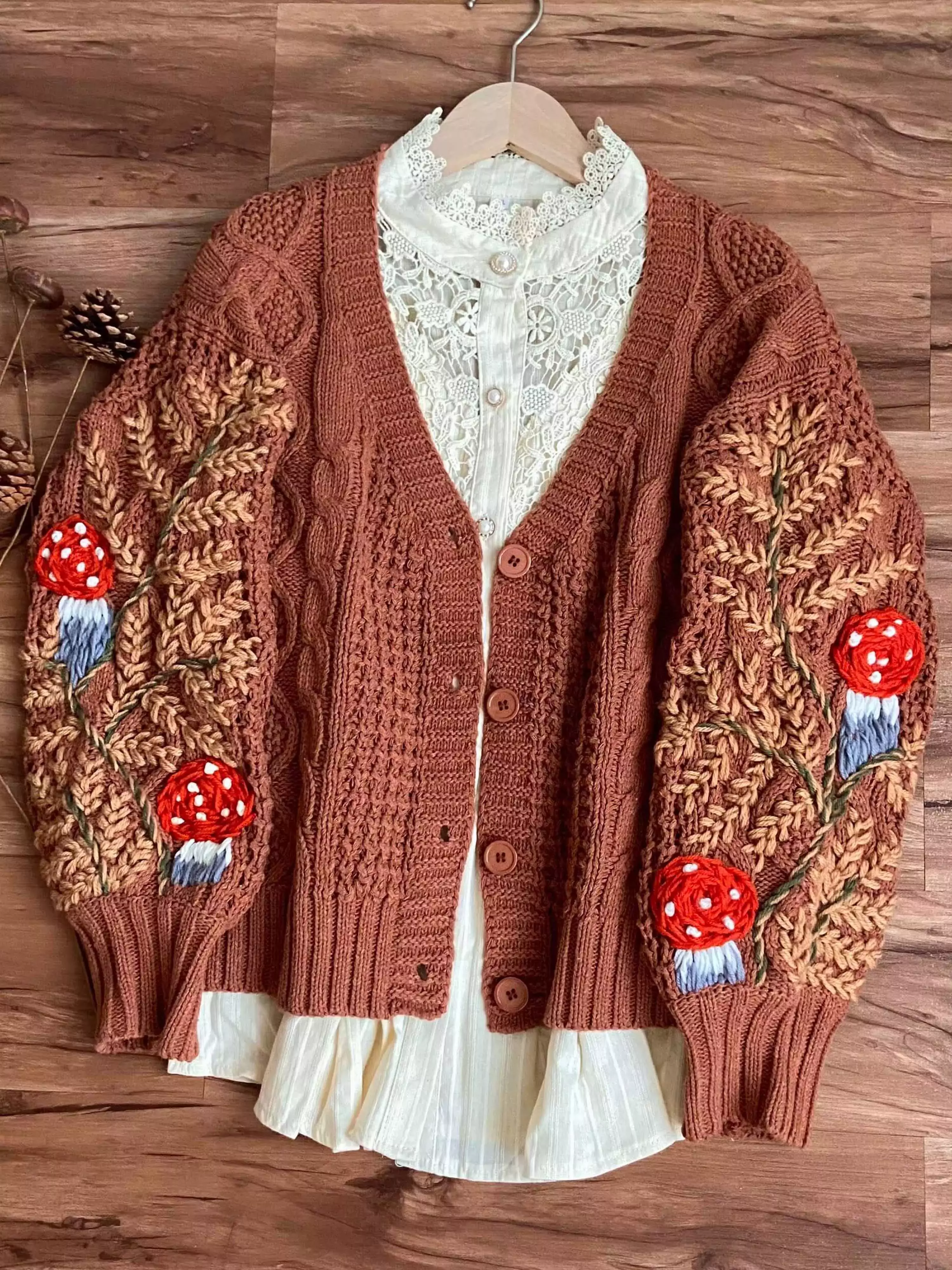 Cottagecore cardigans for layering